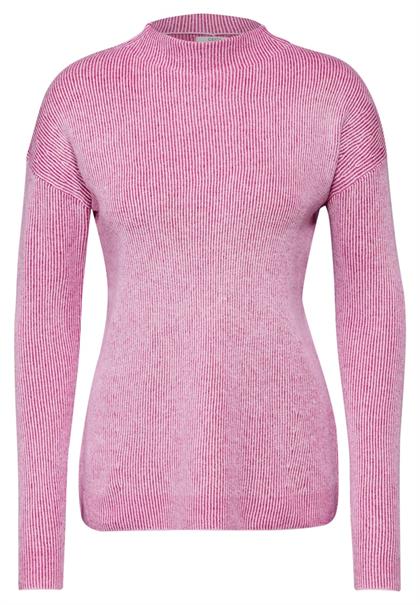 Pullover mit Turtleneck jewel pink