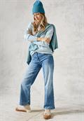Pullover mit Turtleneck turquoise
