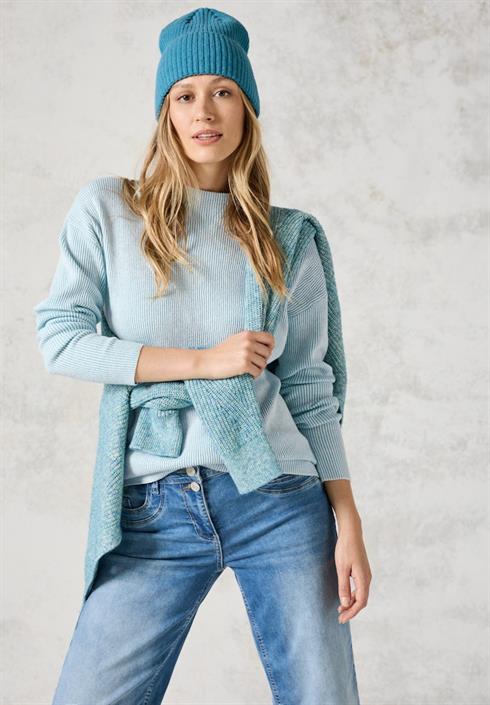 pullover-mit-turtleneck-turquoise