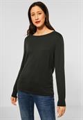 Pullover mit U-Boot Kragen bassy olive