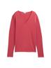 Pullover mit V-Ausschnitt berry red