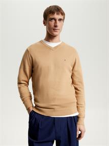 Pullover mit V-Ausschnitt brown