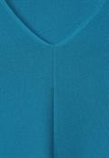 Pullover mit V-Ausschnitt caribbean blue