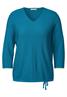 Pullover mit V-Ausschnitt caribbean blue