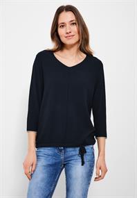 Pullover mit V-Ausschnitt deep blue