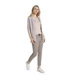Pullover mit V-Ausschnitt desert sand melange