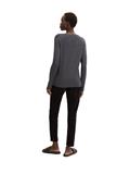 Pullover mit V-Ausschnitt evident anthracite melange