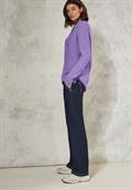 Pullover mit V-Ausschnitt gentle lilac melange