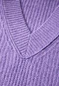 Pullover mit V-Ausschnitt gentle lilac melange