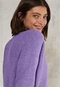 Pullover mit V-Ausschnitt gentle lilac melange