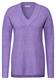 Pullover mit V-Ausschnitt gentle lilac melange