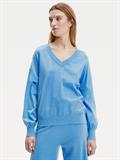 Pullover mit V-Ausschnitt hydrangea blue