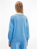 Pullover mit V-Ausschnitt hydrangea blue