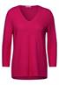 Pullover mit V-Ausschnitt pink sorbet