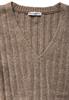 Pullover mit V-Ausschnitt rich mocha mel.
