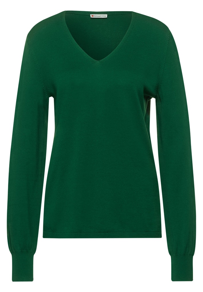 Street One Damen Pullover A301651 Timeless Green - größe