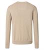 Pullover mit V-Ausschnitt uni 004430 beige