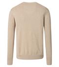 Pullover mit V-Ausschnitt uni 004430 beige