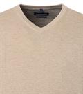 Pullover mit V-Ausschnitt uni 004430 beige