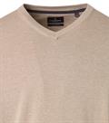 Pullover mit V-Ausschnitt uni 004430 beige