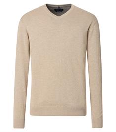 Pullover mit V-Ausschnitt uni 004430 beige
