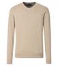 Pullover mit V-Ausschnitt uni 004430 beige