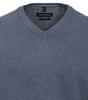 Pullover mit V-Ausschnitt uni 004430 blau1