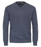 Pullover mit V-Ausschnitt uni 004430 blau