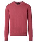Pullover mit V-Ausschnitt uni 004430 rot