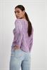 Pullover mit Zopfmuster lavender rose