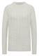 Pullover mit Zopfmuster metal grey melange