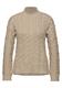 Pullover mit Zopfmuster sanded beige