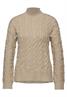 Pullover mit Zopfmuster sanded beige