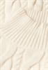 Pullover mit Zopfmuster soft beige