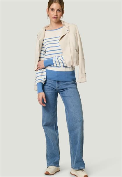 Pullover patch creamblue