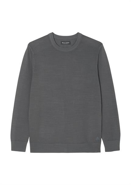Pullover regular gray pin