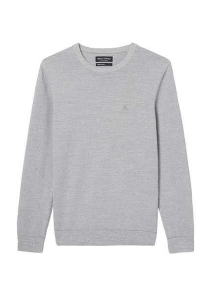 Pullover regular silver gray melange