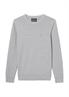 Pullover regular silver gray melange