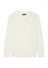 Pullover regular white cotton