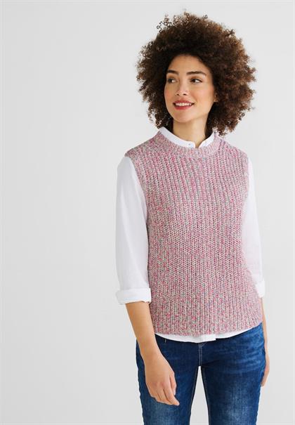 Pullunder in Multicolor neon rose