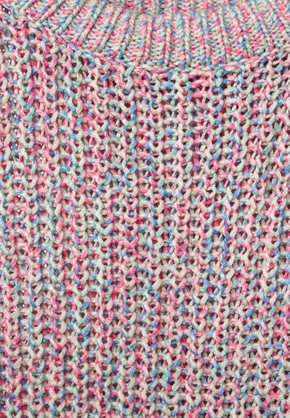Pullunder in Multicolor neon rose