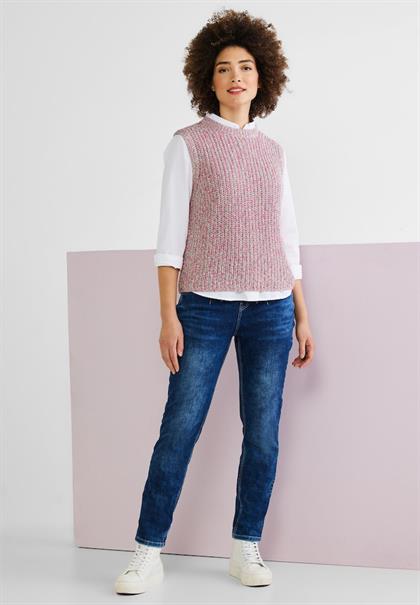Pullunder in Multicolor neon rose