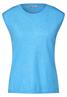 Pullunder in Unifarbe splash blue melange