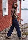 Pullunder mit Kragen und Argyle-Muster truffle brown