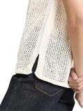 Pullunder mit Lochmuster whisper white