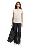 Pullunder mit Lochmuster whisper white