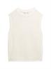Pullunder mit Lochmuster whisper white