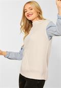 Pullunder mit Rollkragen cosy white