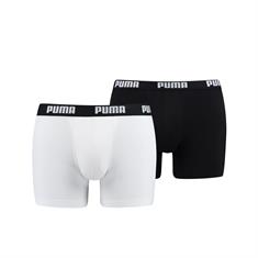 Puma Basic Boxer 2er Pack 521015001 weiß - schwarz