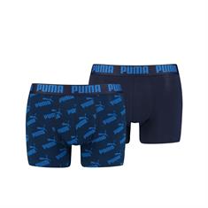 Puma Print Boxer 2er Pack blau1